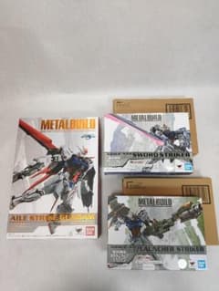 【中古】L BUILD エールストライク＋ソード＋ランチャー セット 中古】METAL BUILD エールストライク＋ソード＋ランチャー セット