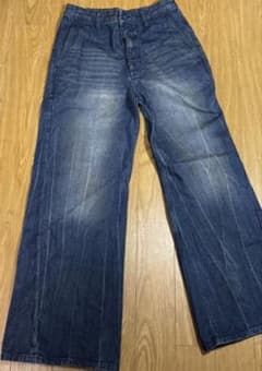 『美品』WYM LIDNM カーブフレアデニムスラックスのサムネイル