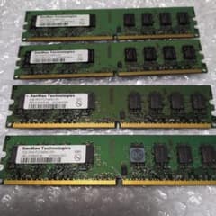 SanMax Technologies DDR3 2GB メモリー 2枚セット SanMax Technologies メモリ 2GB 4枚セット - メルカリ