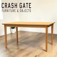 美品】クラッシュゲート コロン ダイニングテーブル オーク 135 - メルカリ