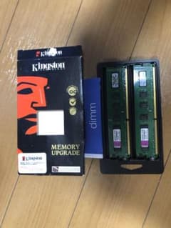 キングストン デスクトップPC用メモリ4GB(2×2GB) DDR3 動作未確認のサムネイル