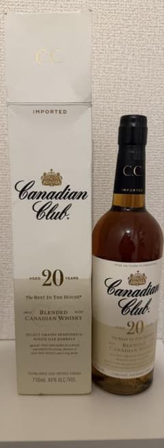 Canadian Club 20年 カナディアンウイスキーのサムネイル