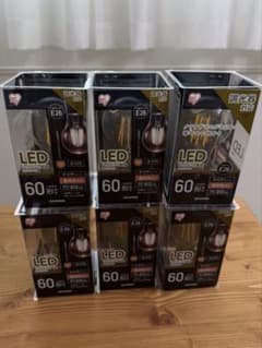 アイリスオーヤマ LEDフィラメント電球 ロ金 直径26mm 60W形相 電球色