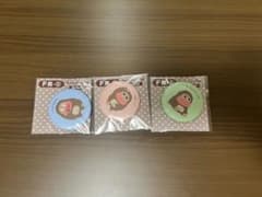 サク山チョコ次郎 くじ F賞缶バッジ② ③ ④ セミコンプのサムネイル
