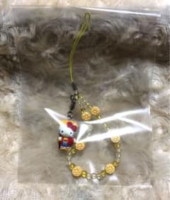 2002年製 ご当地限定 平成レトロ ハローキティ 水戸黄門 ストラップ