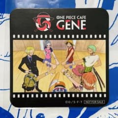 원피스 카페 GENE 구입 특전 코스터 비비 루피 동료의 표시 조로