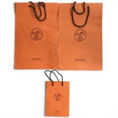 エルメス HERMES ショッパー 紙袋 3枚セット - メルカリ