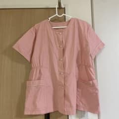 大人用スモックピンク色のサムネイル