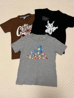 ユニクロ　ポケモン　アディダス　キッズ　3枚セットのサムネイル