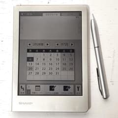 動作確認済】SHARP シャープ 電子ノート WG-S30 タッチペン付き - メルカリ