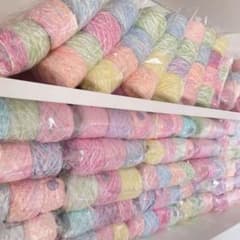 パステルカラー ファンシーヤーン 毛糸 まとめ売りのサムネイル
