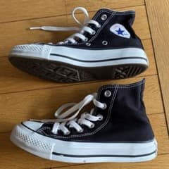 コンバース　オールスター　黒　ハイカット　22cmのサムネイル