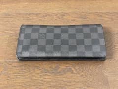 LOUIS VUITTON ルイ ヴィトン 長財布 ダミエ ブラック used品のサムネイル