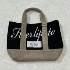 herlipto HLT mini tote black ルミネ限定 ハリプ - メルカリ