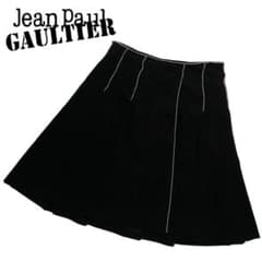 ジャンポールゴルチエ ボールチェーン プリーツスカート スタッズ 40