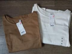 ユニクロ　七分袖　カットソー　Mのサムネイル