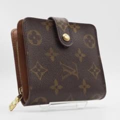 ルイヴィトン モノグラム コンパクトジップ 二つ折り財布 - メルカリ
