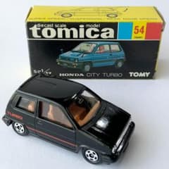 トミカ 黒箱 No.54 ホンダ シティターボ 日本製 黒 箱付き 美品 - メルカリ