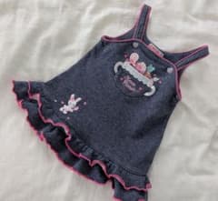 希少 メゾピアノ mezzo piano ジャンパースカート 80 平成 ワンピ