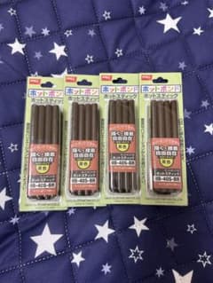 goot ホットボンド用 ホットスティック 茶色 HB-40S-BR 4個セットのサムネイル