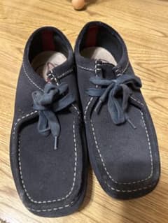 Clarks ネイビー スエードシューズ 8Mのサムネイル