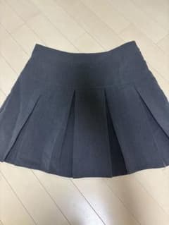 グレー プリーツスカート ミニ丈のサムネイル