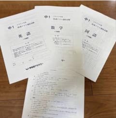 早稲田アカデミー 中1 特訓クラス選抜試験 2025年度　全4回 早稲アカ 中1 特訓クラス選抜試験 2025年 11月 3科 - メルカリ