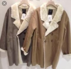 ムートンコート wcloset グレージュのサムネイル