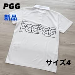 新品 PGG パーリーゲイツ ポロシャツ 半袖 ホワイト サイズ4 - メルカリ