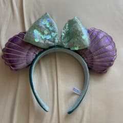 ディズニー 貝殻リボンカチューシャ