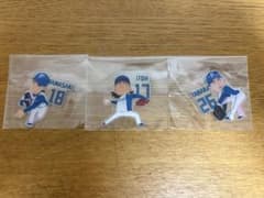 北海道日本ハムファイターズ　アクリルステッカー　3種のサムネイル