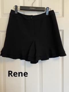 René ルネ reneブラック ショートパンツ 34 René ショートパンツ ブラック 36サイズ - メルカリ