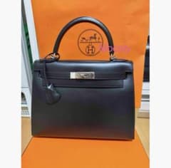 HERMES Kelly 28 ブラック シルバー金具のサムネイル