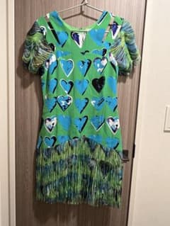 VERSACE FOR H&M ハートフリンジワンピース　36のサムネイル