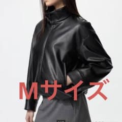 新品】UNIQLO ユニクロ コーティングオーバーサイズブルゾン M - メルカリ