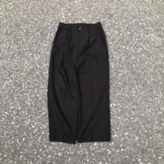 epnok メンズ ワイドスラックス ブラック S サイズ ワンタック