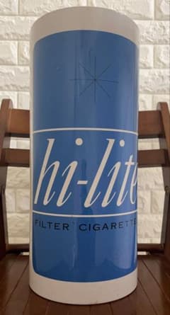 昭和レトロ hi-lite ハイライトタバコ缶 ごみ箱 ヴィンテージ - メルカリ