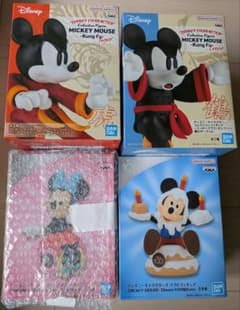【新品未開封】ミッキーマウス　カンフーフィギュア2種と100周年フィギュアセット