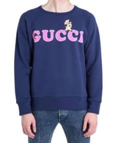 GUCCI 19SS Piglet patch トレーナー BLUE - メルカリ