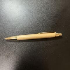 木軸 シャープペンシル ゴールド金具のサムネイル