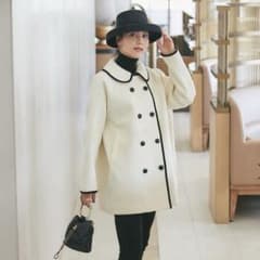 未使用】セブンテン SEVENTEN♡ダブルボタン2WAYコート - メルカリ