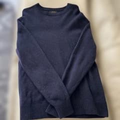 BEAMS+ ダークネイビー 長袖セーター Mのサムネイル