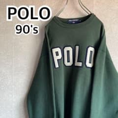 希少 90s ラルフローレン ポロスポーツ POLOビッグロゴ スウェット