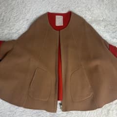 美品 BEARDSLEYリバーシブル ウール ポンチョコート 美品 BEARDSLEYリバーシブル ウール ポンチョコート - メルカリ