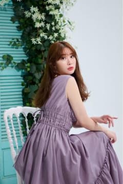 【herlipto】Riviera Double Bow Dress ライラック herlipto】Riviera Double Bow Dress ライラック - メルカリ