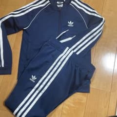 アディダス　ジャージ上下　130 ネイビーのサムネイル