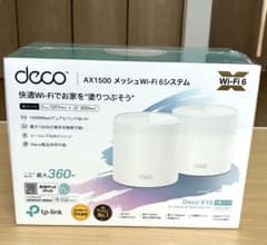 【新品】TP-Link Deco X10 AX1500 Wi-Fi6 メッシュのサムネイル