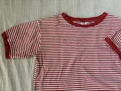 半袖Tシャツ ボーダー レッドのサムネイル