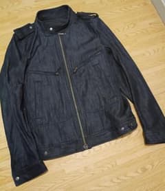 JhonAG ジョンエージー シルク混デニムジャケット 日本製のサムネイル