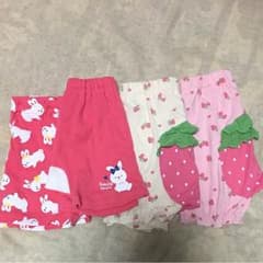 90サイズ 短パン 女の子 4着セットのサムネイル
